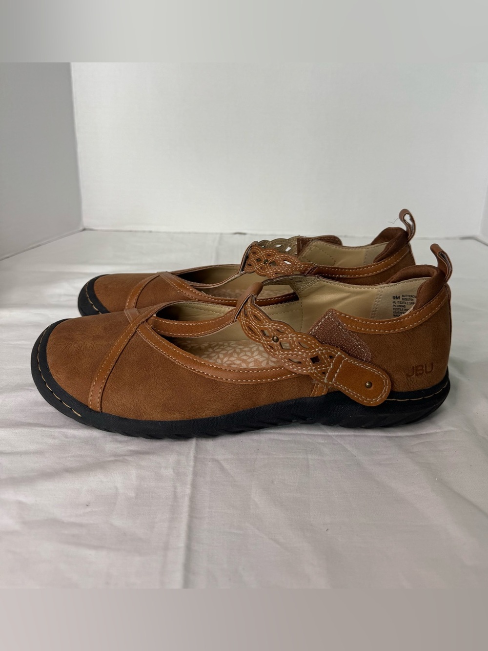 JBU Women's Mary Jane Casual Flats Size 9M